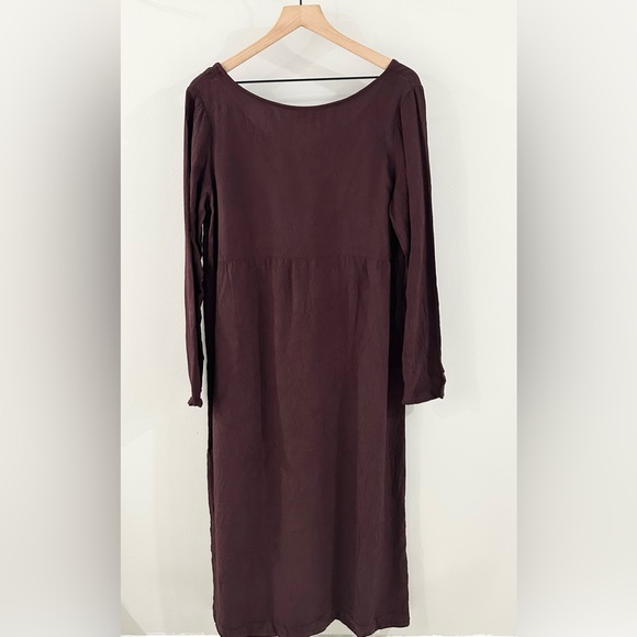 Cut Loose Long Sleeve Midi Dress Purple Size Medium - Picture 5 of 5